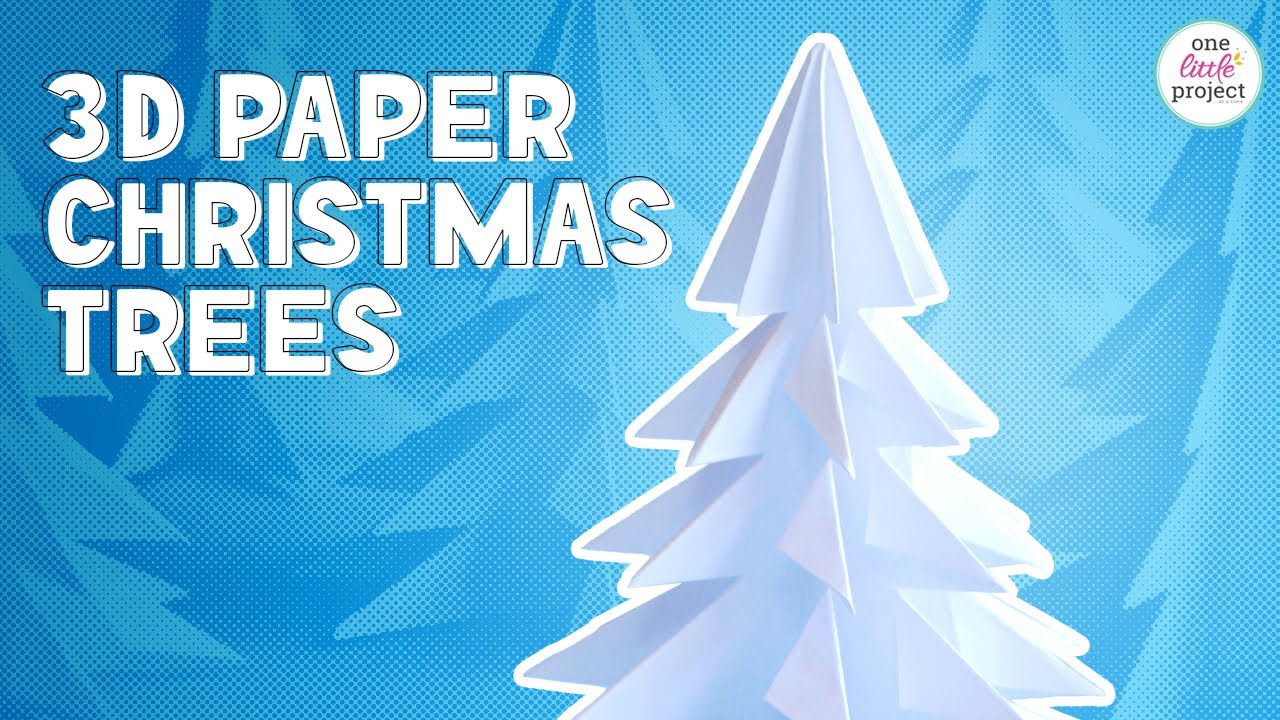 Paper Christmas Tree | 3D Christmas Tree Paper Craft