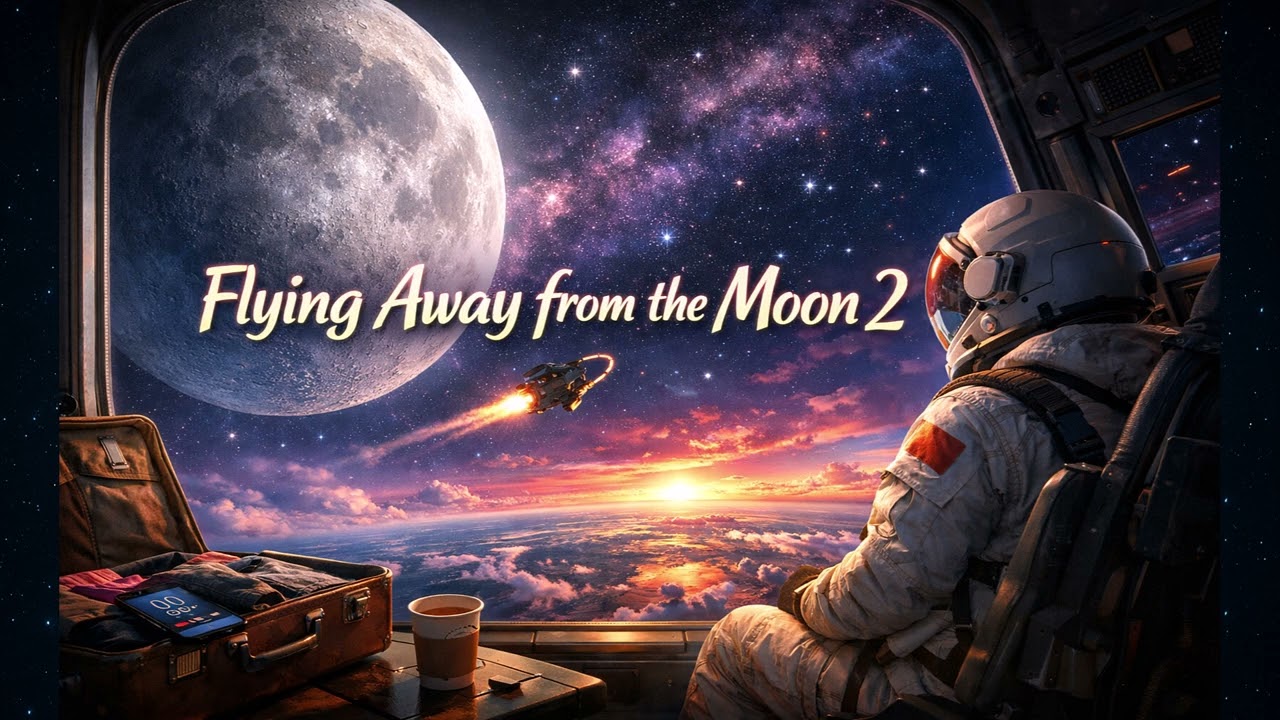 🌚 Flying Away from the Moon 2