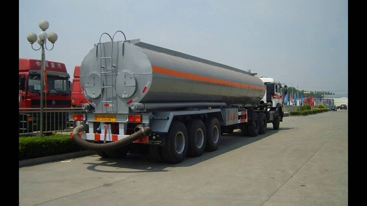 heated bitumen transport tanker semi trailer , asphalt tramsport tank trailer