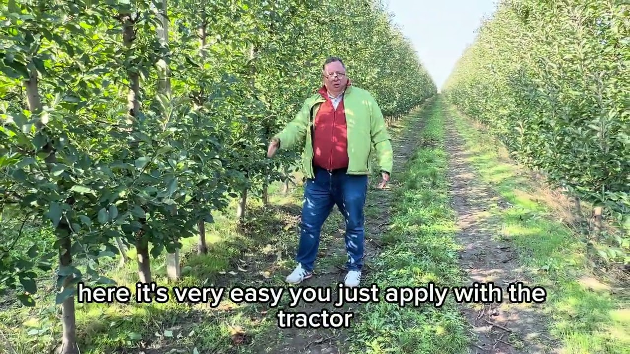 SDI (subsurface drip irrigation) in apple orchard in Moldova - 5 years of experience