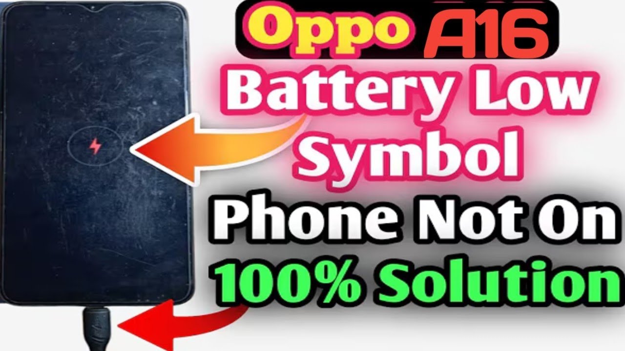 Oppo Oppo A16k Charging Logo Problem | Oppo A15 Only Charging Logo | Power On Low Battery