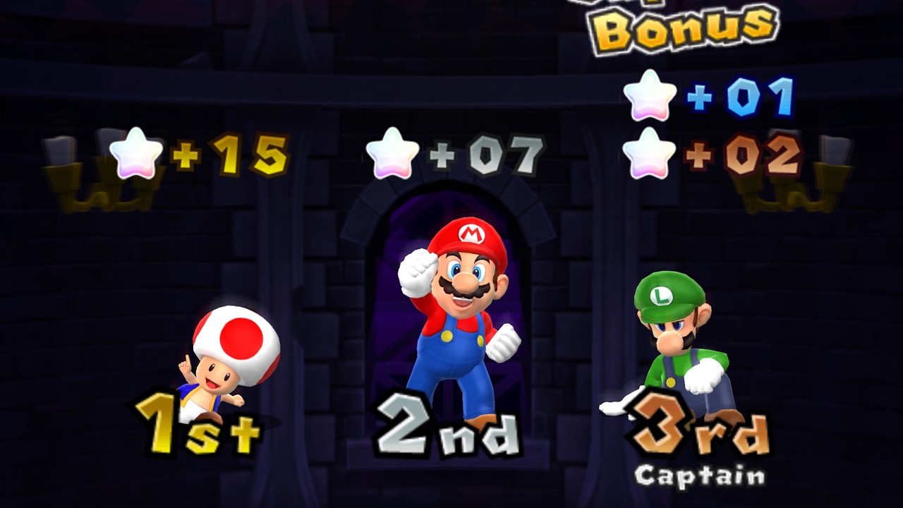 Mario Party 9 - Mario vs Luigi vs Toad - Toad Road