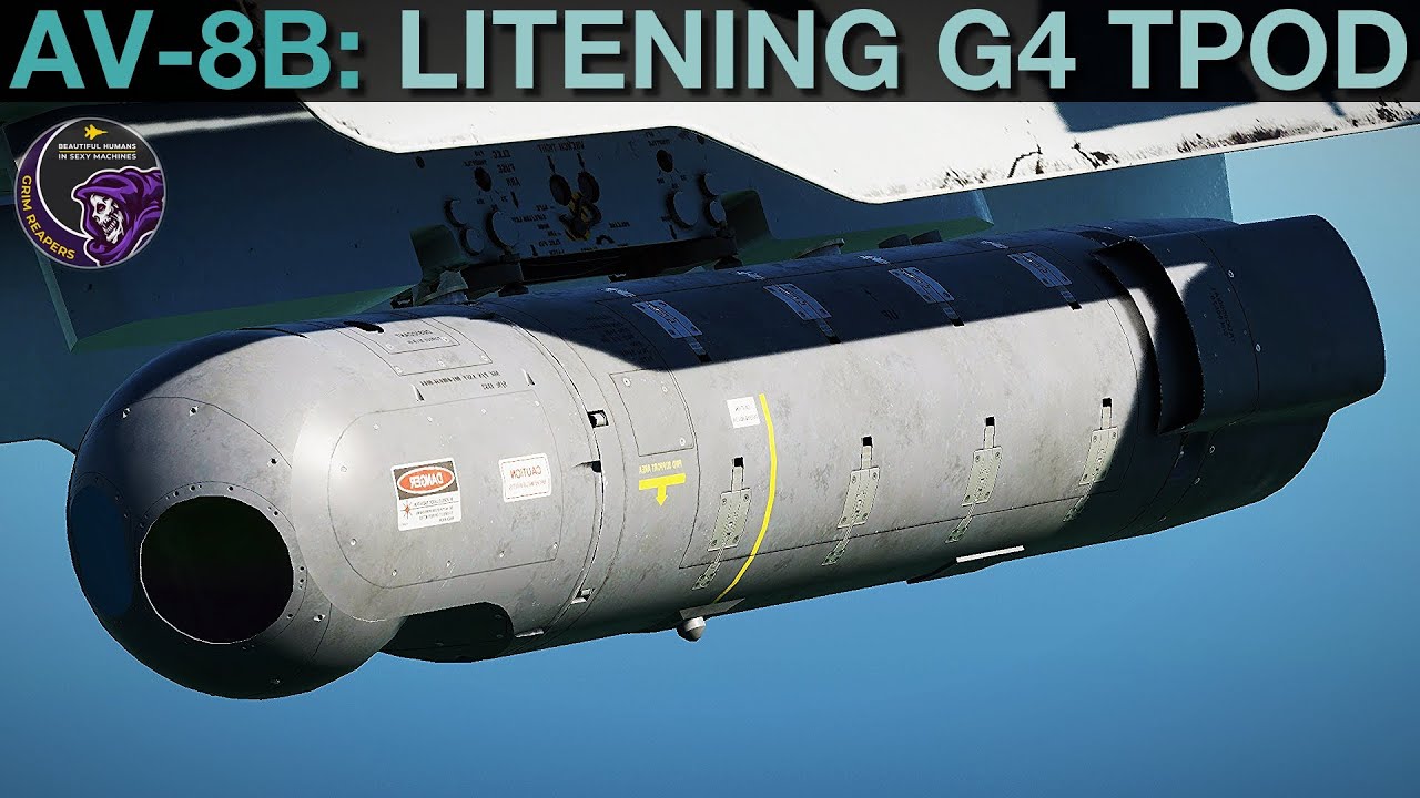 AV-8B Harrier: Litening G4 TGP TPOD Tutorial | DCS WORLD
