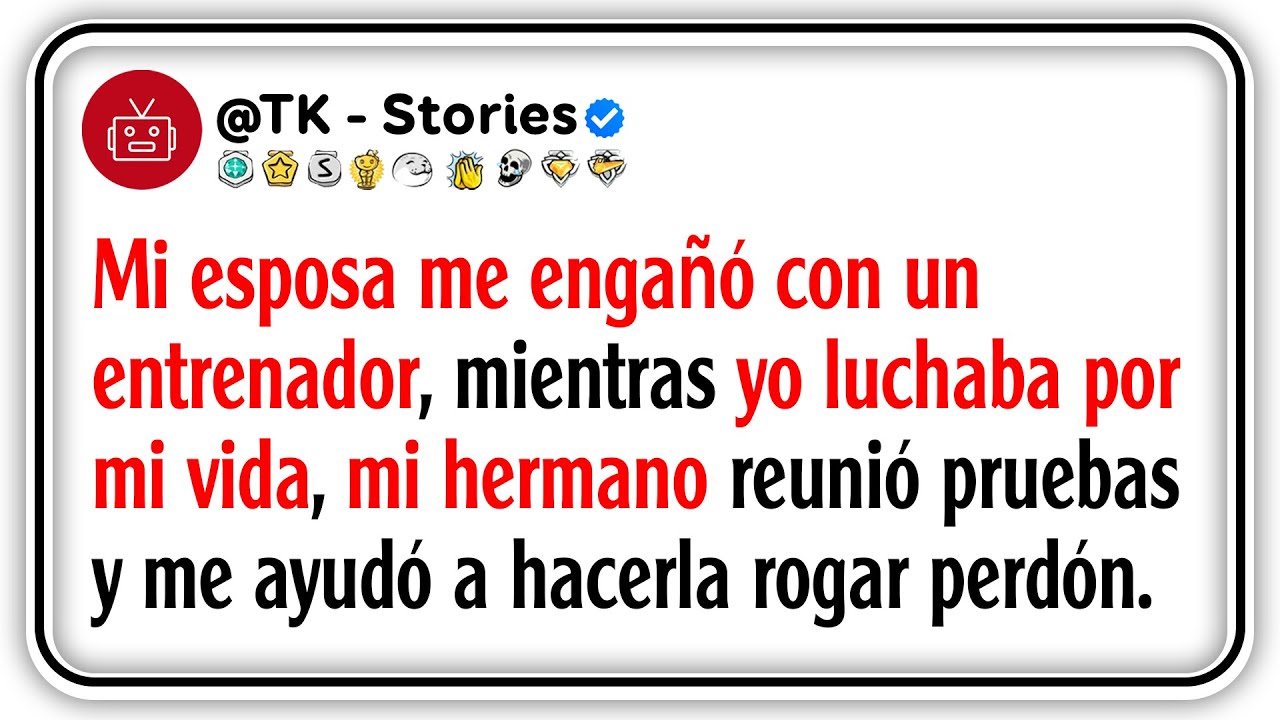 Mi esposa me engañó con un entrenador, mientras yo luchaba por mi vida, mi hermano reunió pruebas...