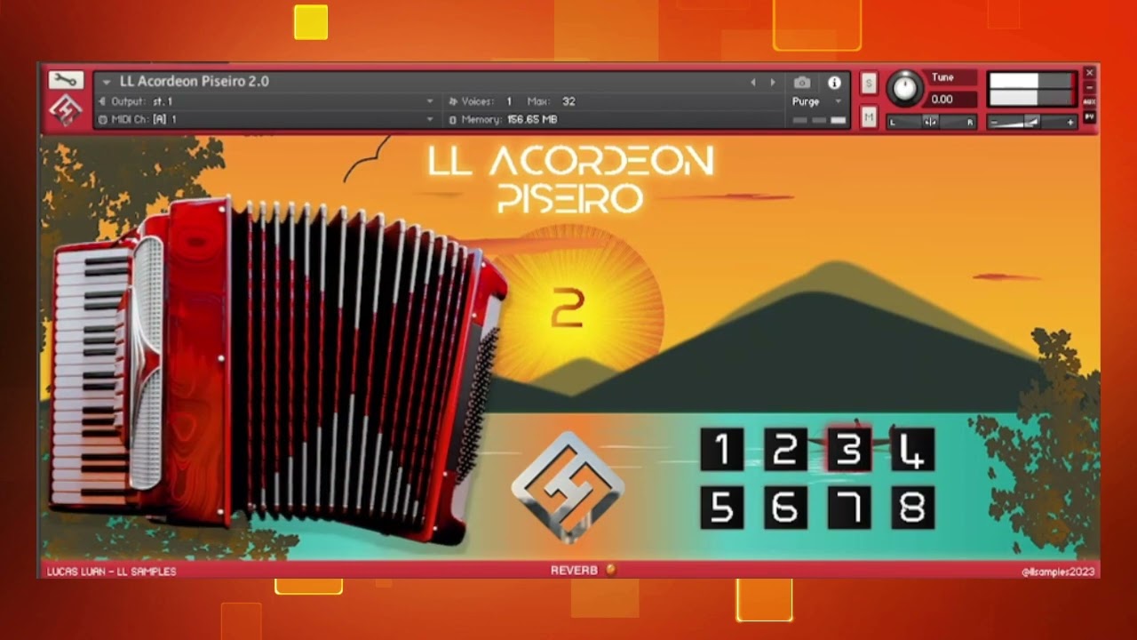 LL Acordeon Piseiro 2.0 | O Melhor Acordeon de Piseiro para Kontakt | | Loop Pr&aacute;tico