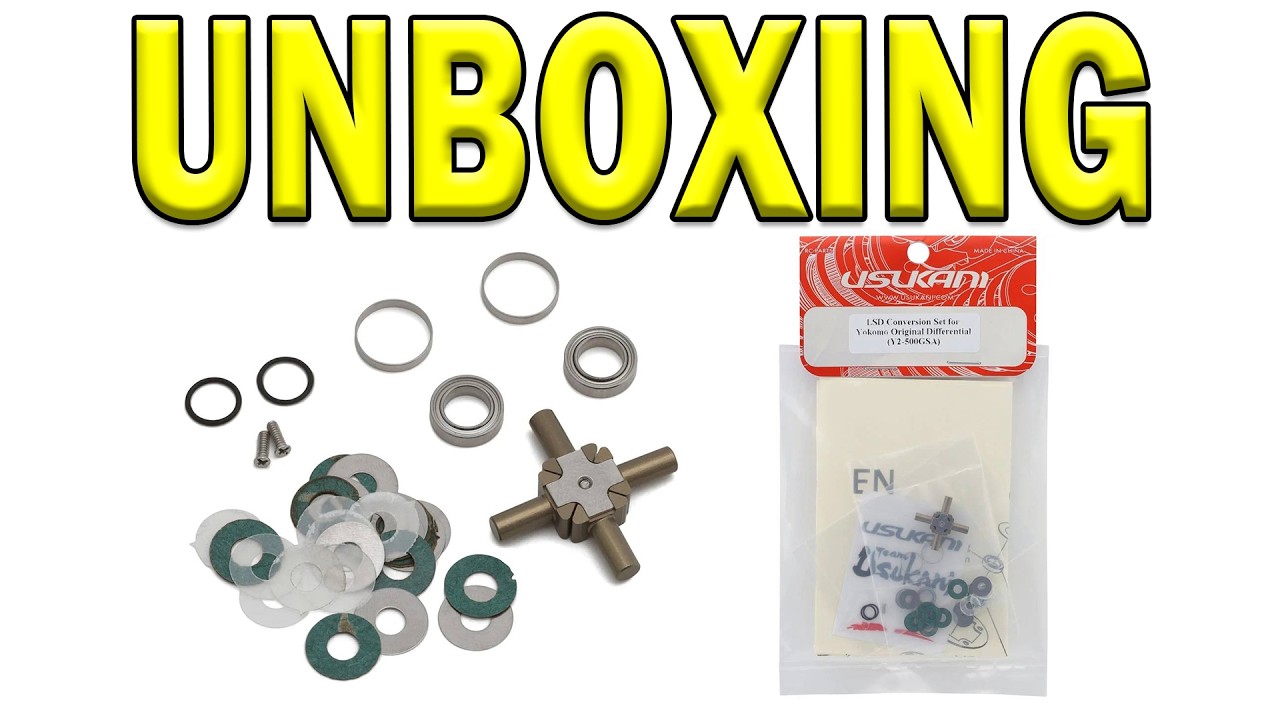Usukani LSD Conversion Set for Yokomo Original Differential Unboxing