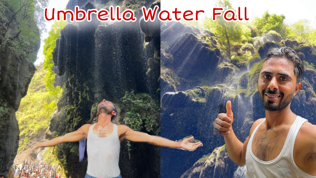 Umbrella Water Fall 💦 Abbotabad 😍Pakistan most Beautiful Water Fall