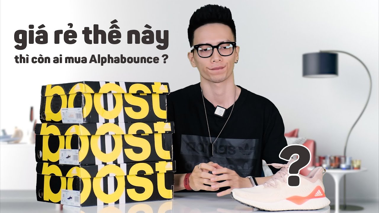 adidas phổ cập giày boost trong năm 2020 bằng Alphaboost giá rẻ