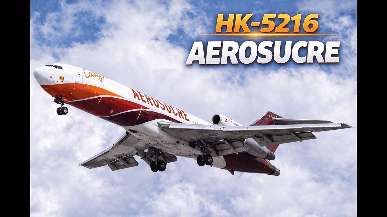 Homenaje al HK-5216, Aerosucre Cargo B 727-200f El último 727 en colombia 🇨🇴/ SAM THE PILOT