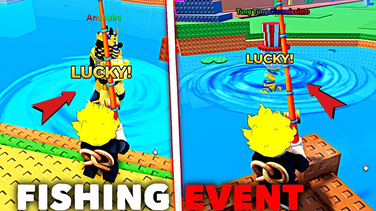 Best Method To Get Free Infinity in The New FISHING EVENT in Escape Tsunami for Brainrots