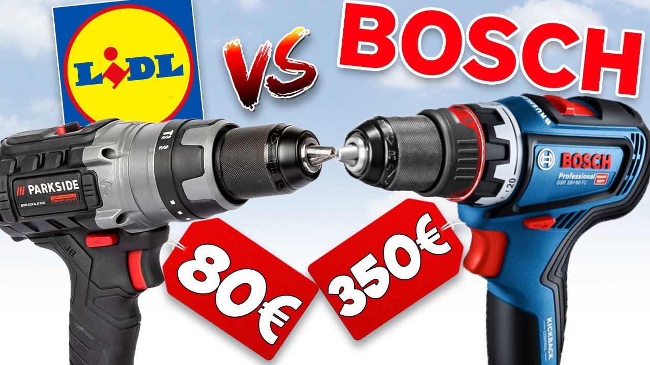 BOSCH gegen PARKSIDE - 18V AKKUSCHRAUBER im TEST | WERKZEUG NEWS 265