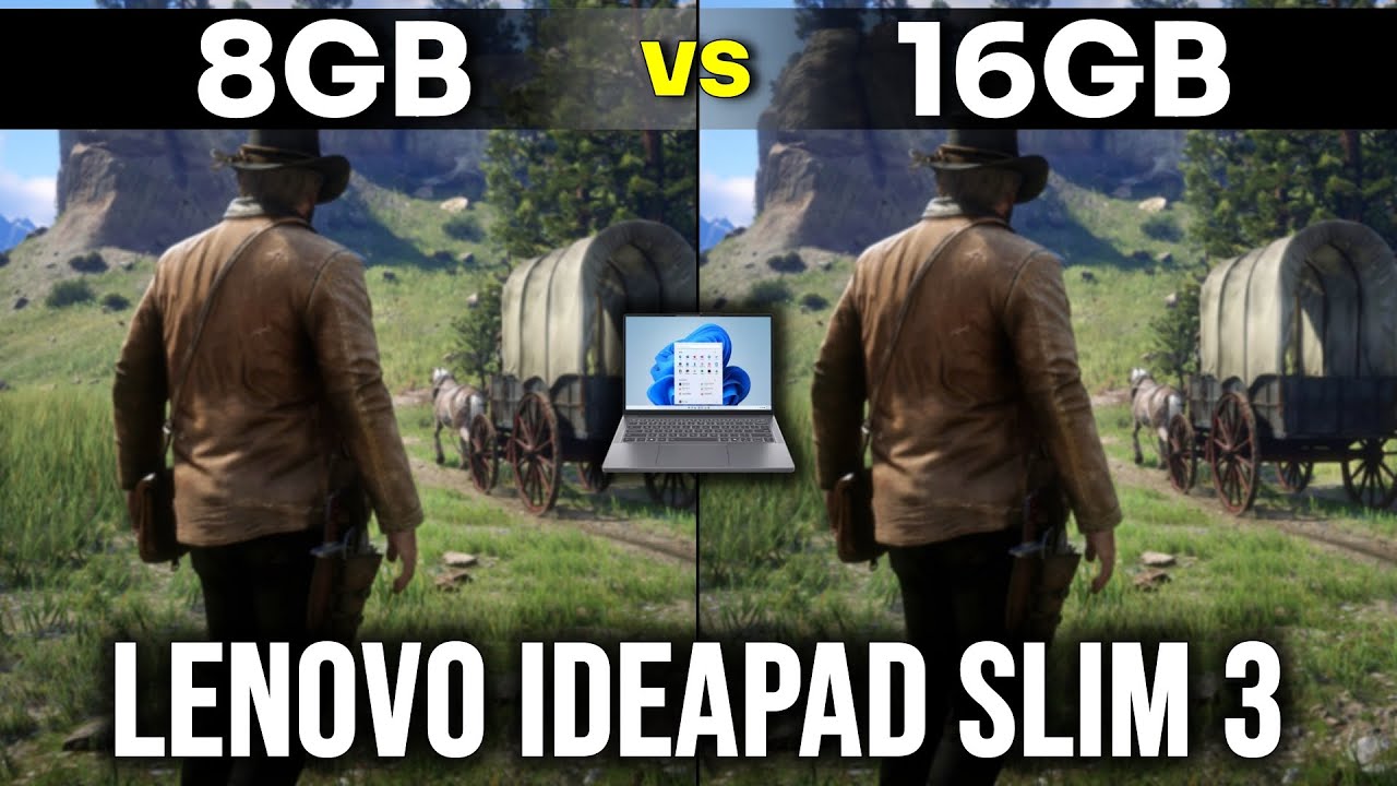 8GB vs 16GB de RAM no Lenovo Slim 3 Ryzen 7 7735HS! Qual a diferença nos jogos?