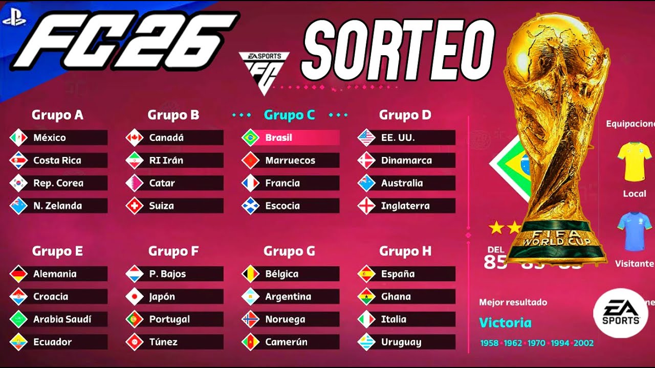 SORTEO Mundial USA MEX 2026 FIFA Gameplay PC La Serie ⚽🏆serie Fifa World Cup ⚽🏆SUSCRIBETE A MI CANAL