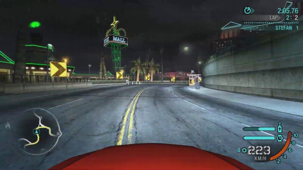Need for Speed 10 (Carbon) - Brooks Street in under 2:55 (2 Laps)