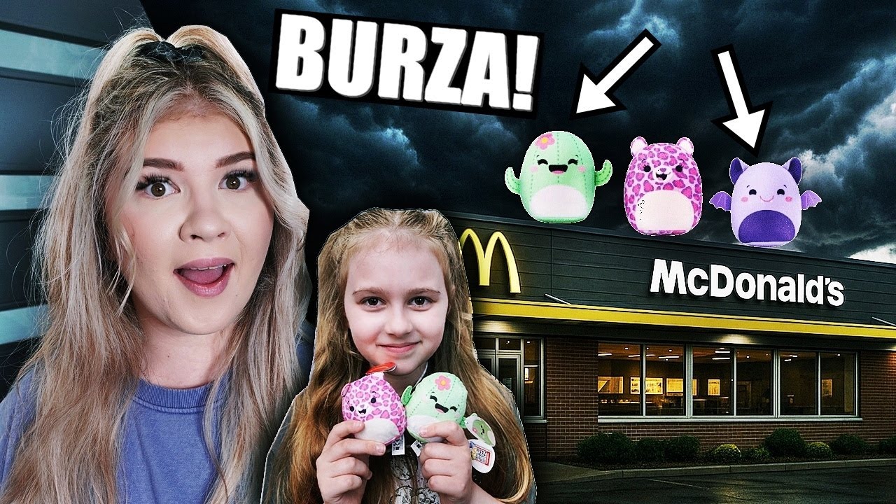 POJECHALIŚMY DO McDONALD's i ROZPĘTAŁA SIĘ STRASZNA BURZA! 😨