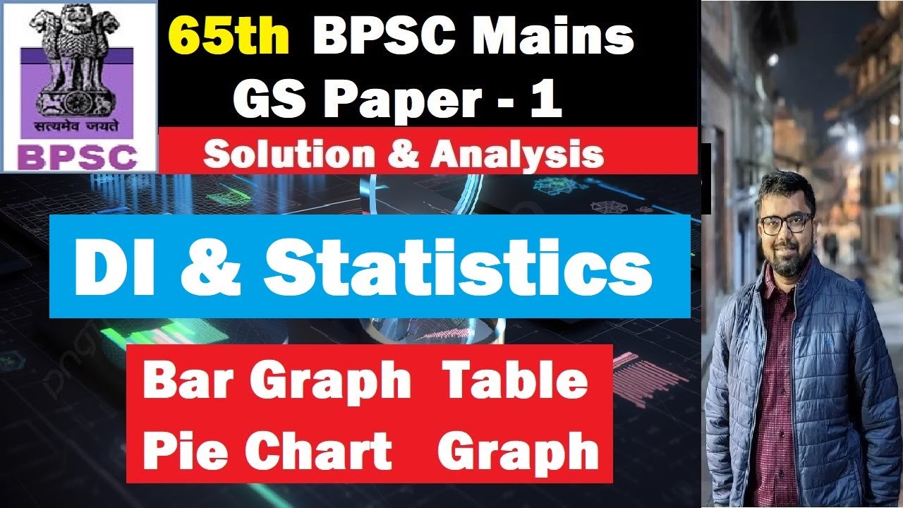 65th BPSC Mains GS Paper 1 DI Solution | DI for 70th & 71st BPSC Mains GS Paper 1 | 72 Marks | #pyq