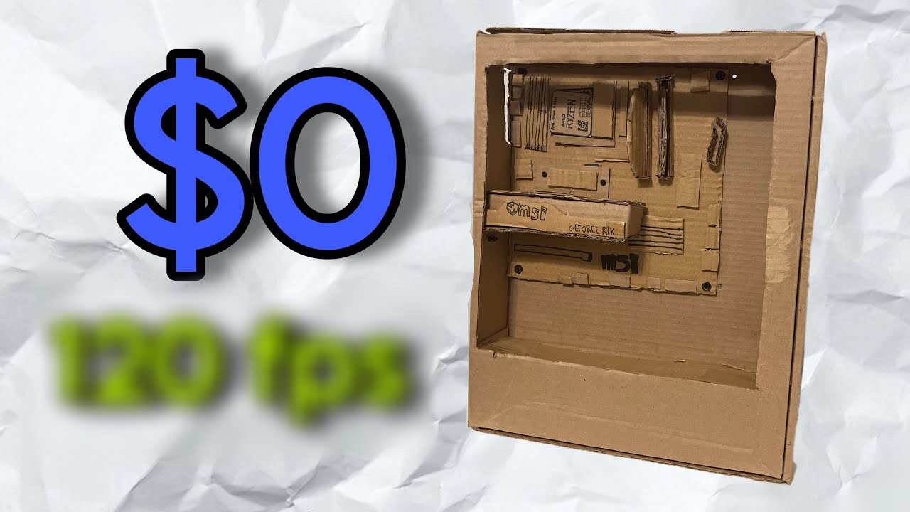 Building a cardboard pc (Big Cardboard V1)