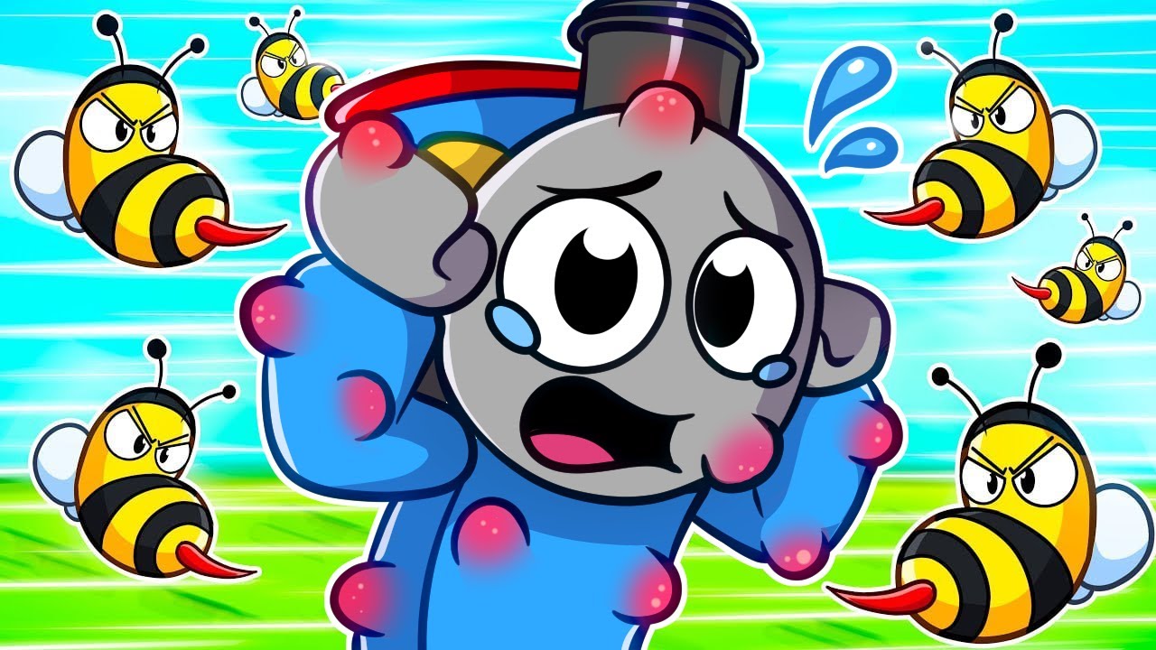 How Many BEE STINGS Can THOMAS SURVIVE?!