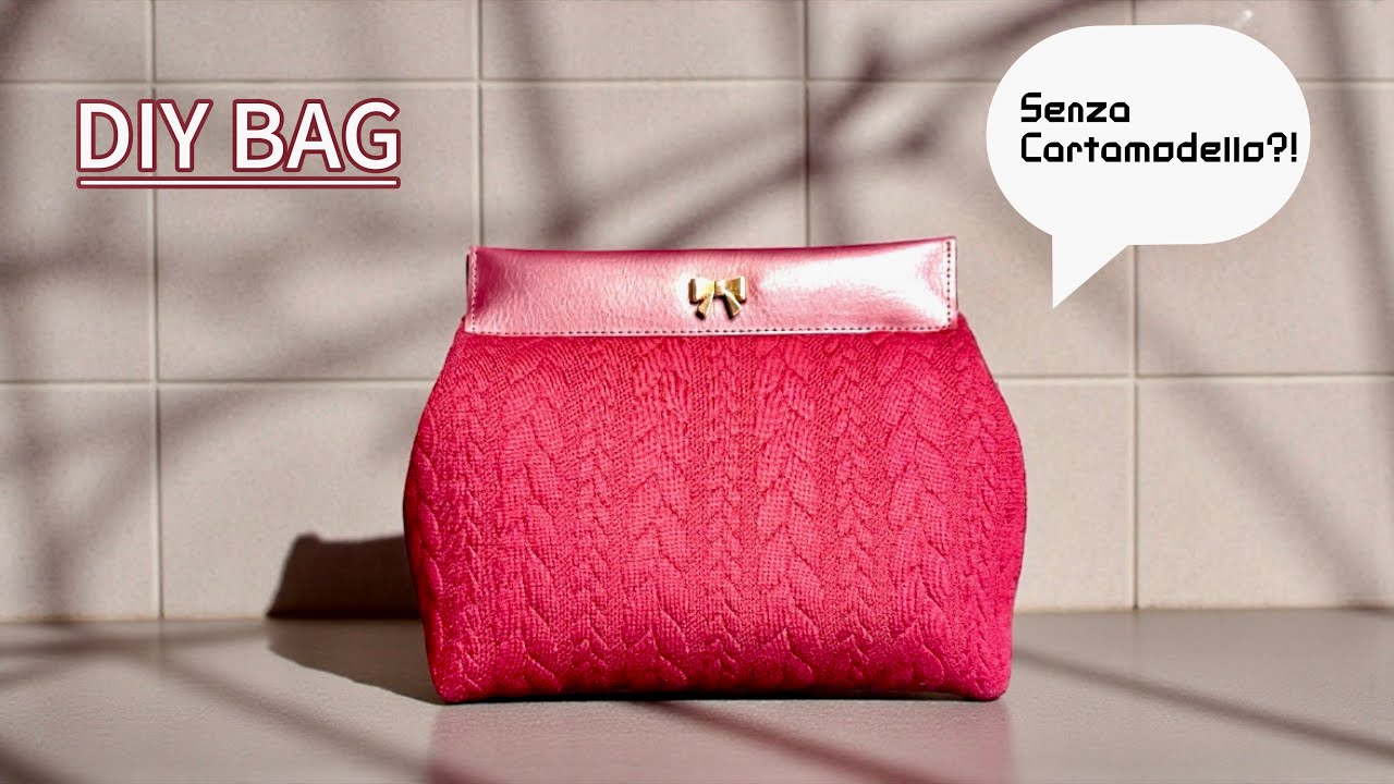 DIY Borsa in Lana SENZA CARTAMODELLO | Tutorial Facile e Veloce | DIY BAG