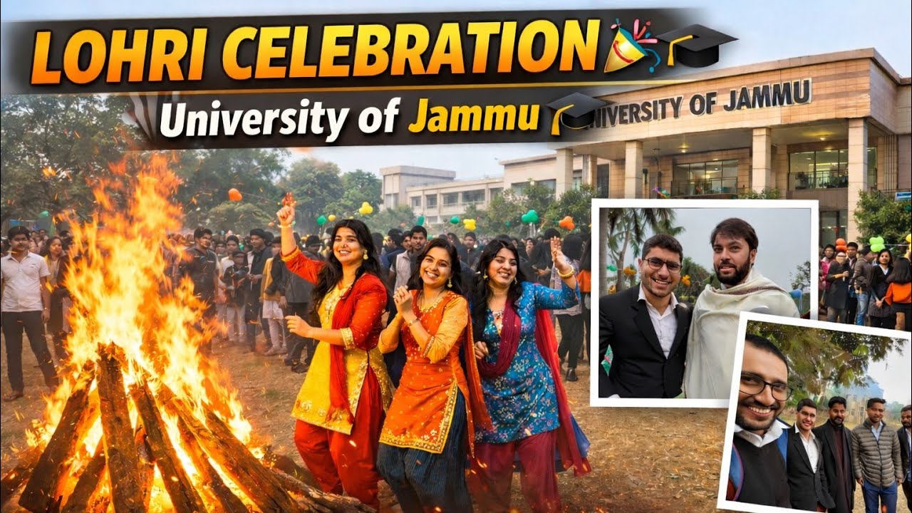 LOHRI CELEBRATION🥳Campus Vibes Jammu University