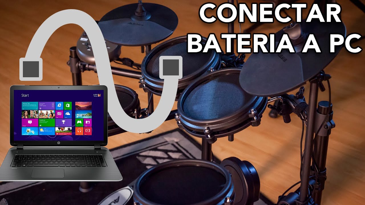 2 MANERAS DE CONECTAR BATERIA ELECTRICA A PC (ALESIS NITRO KIT)