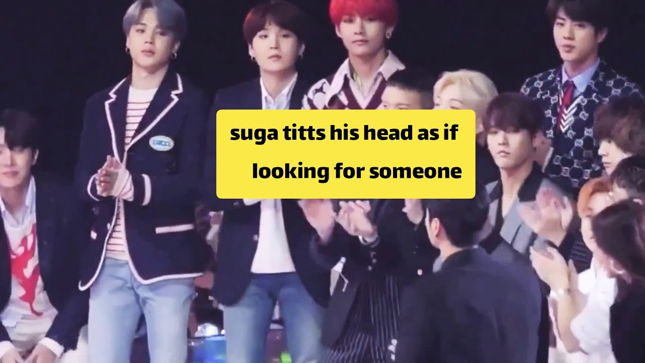 SUGA ALL REACTION TO SOYEON GIDLE