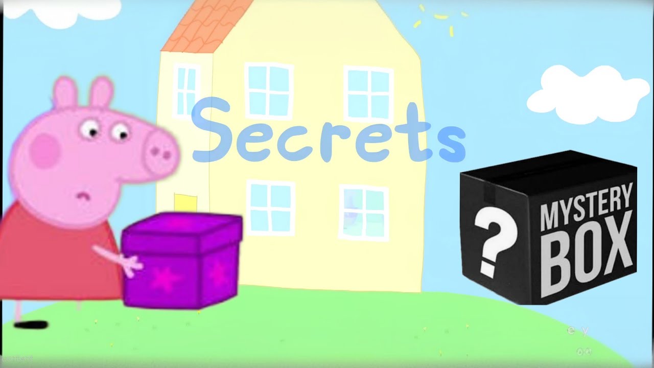 Peppa Pig Toy Play: The Secret Box Surprise. 🍩Peppa Pig: (Episode 13, Season 1)