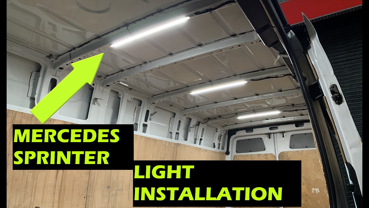 Installing van led strip lights[MERCEDES SPRINTER] Ryan's mobile mechanic