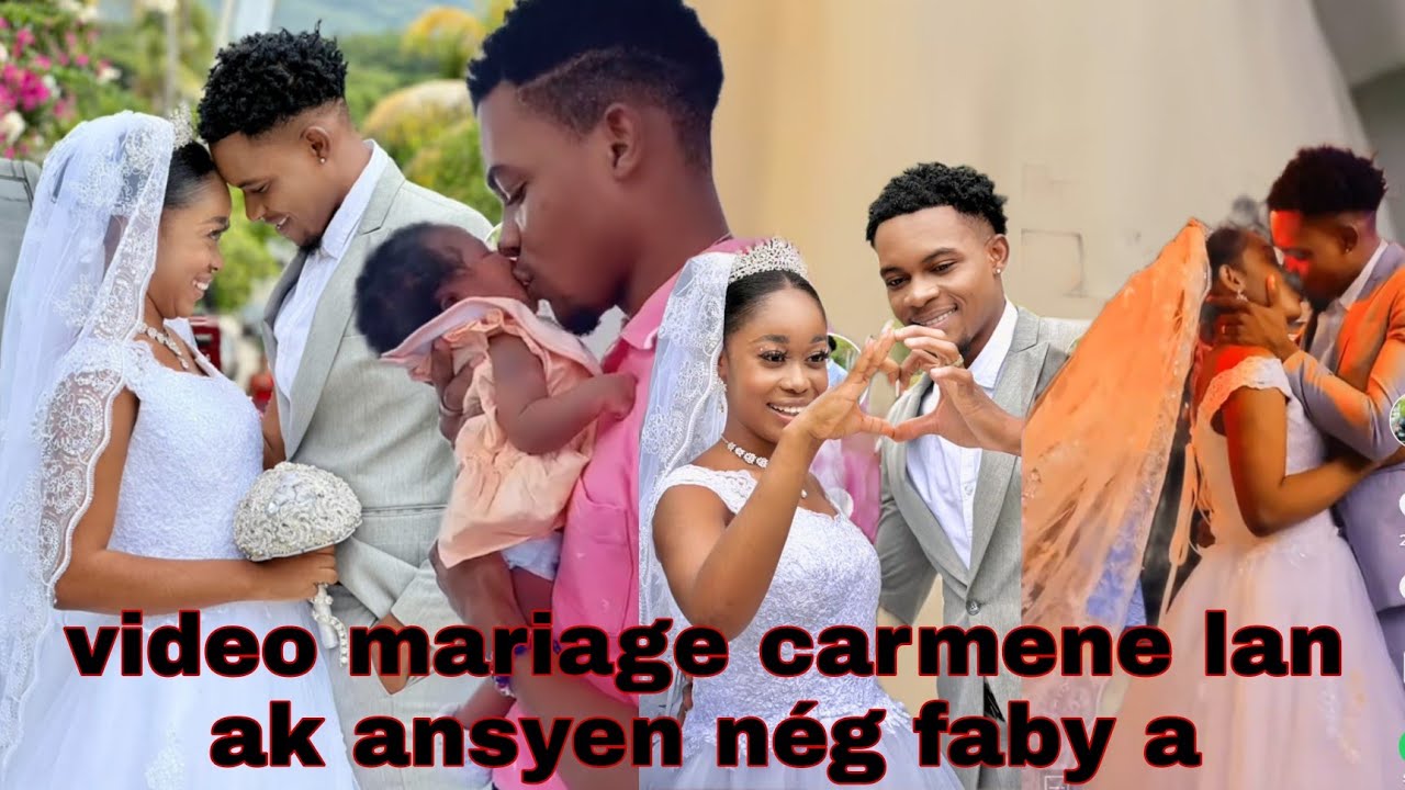 video ak foto mariage carmene lan 💍 nég carmene lan se ex faby anpil jalouzi