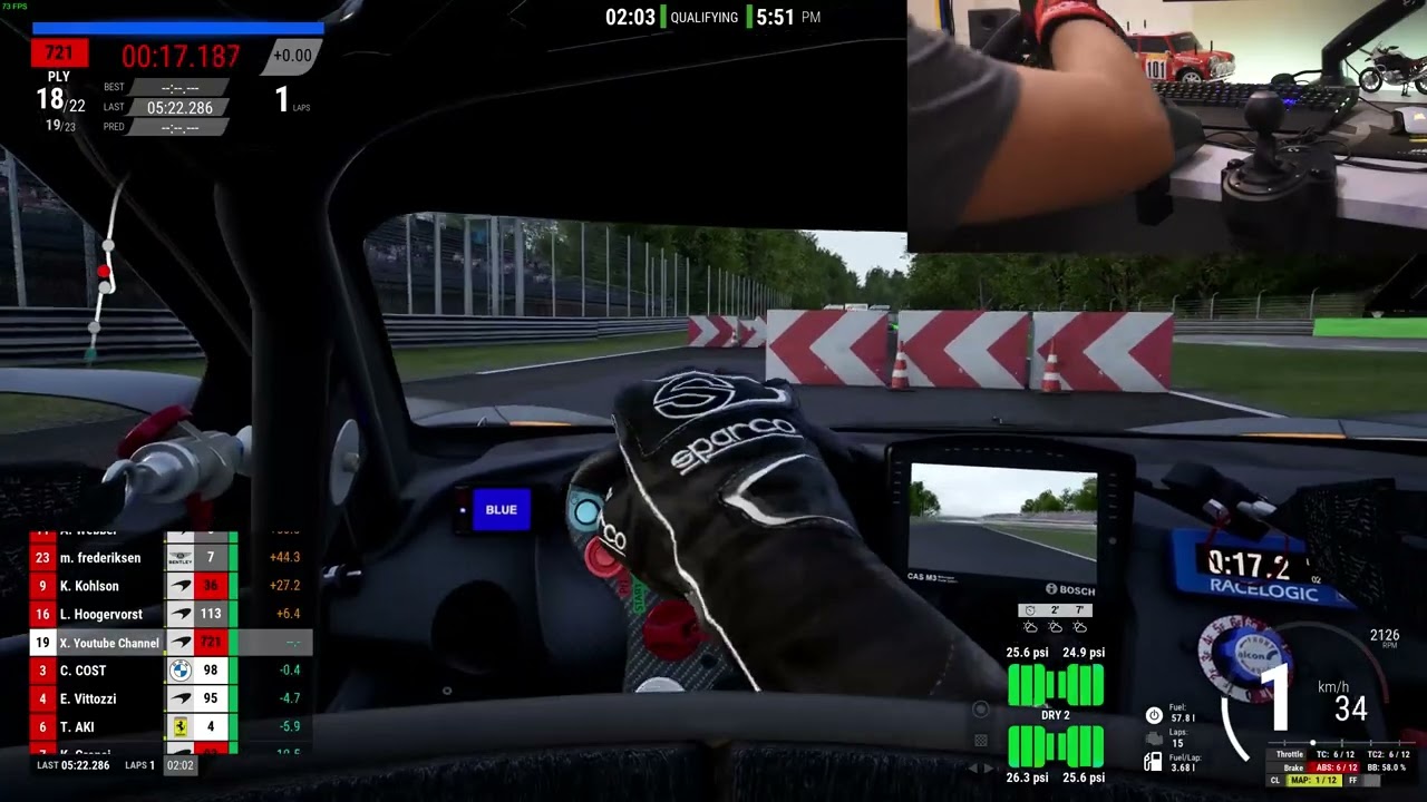 Μy First Sneaky WIN On Assetto Corsa Competizione - Logitech G29