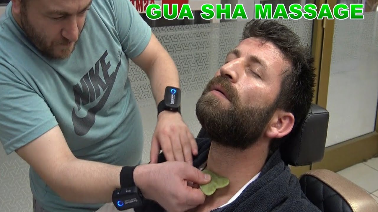 ASMR AMAZING SOUND GUA SHA MASSAGE +NECK CRACK+ head,back,ax,chest,belly,arm, ear,throat massage