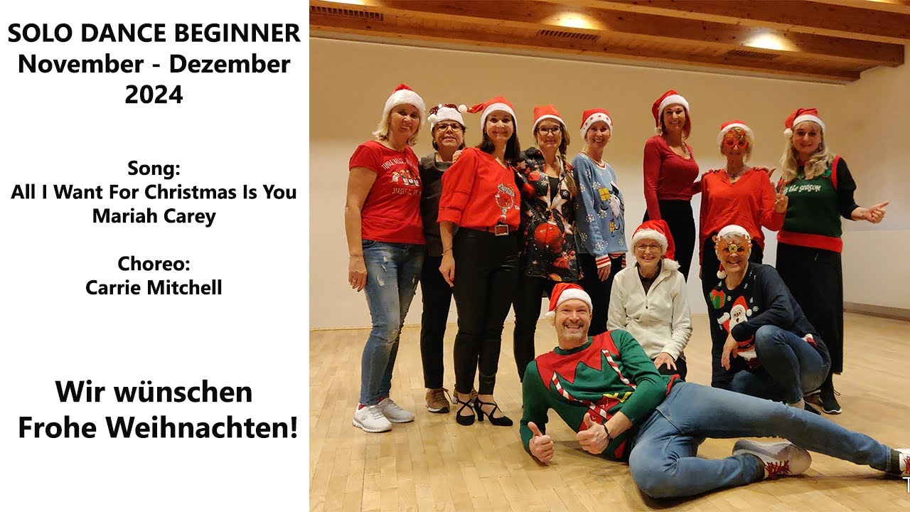 SOLO DANCE BEGINNER | All I Want For Christmas Is You | Nov.-Dez. 2024