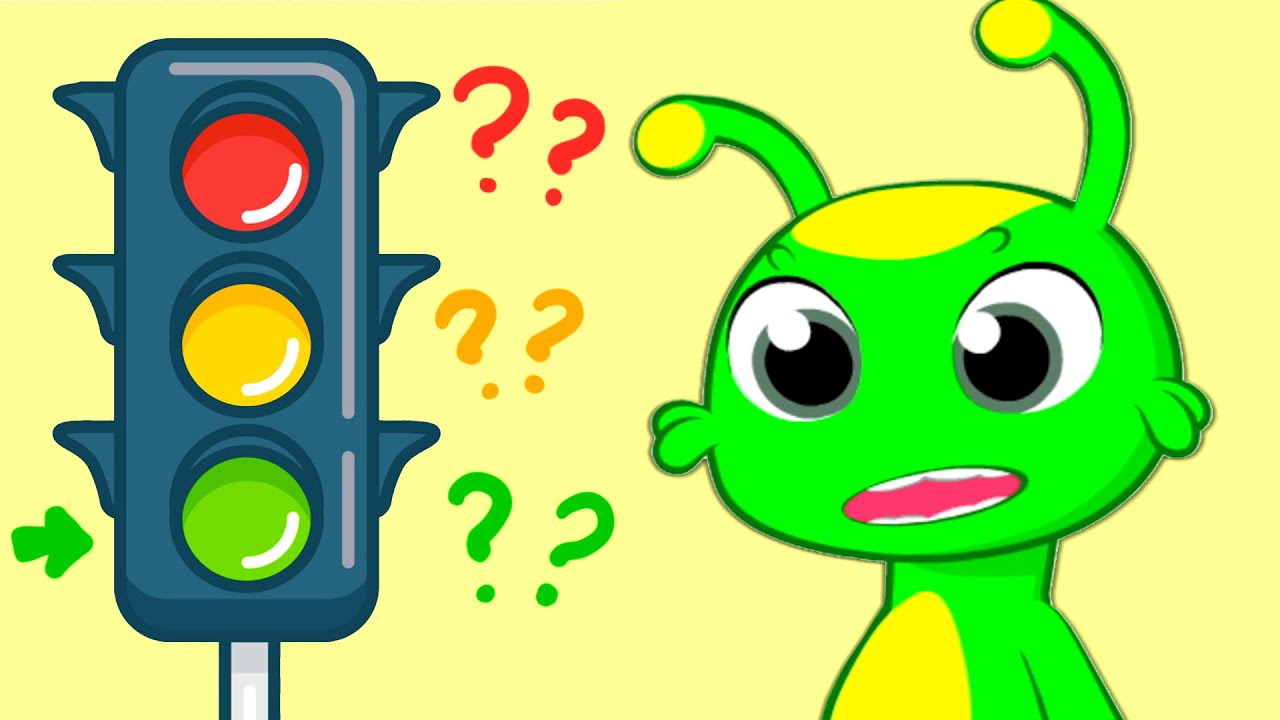 Groovy el Marciano | Aprende las se&ntilde;ales de tr&aacute;fico b&aacute;sicas: el sem&aacute;foro | Seguridad vial para ni&ntilde;os