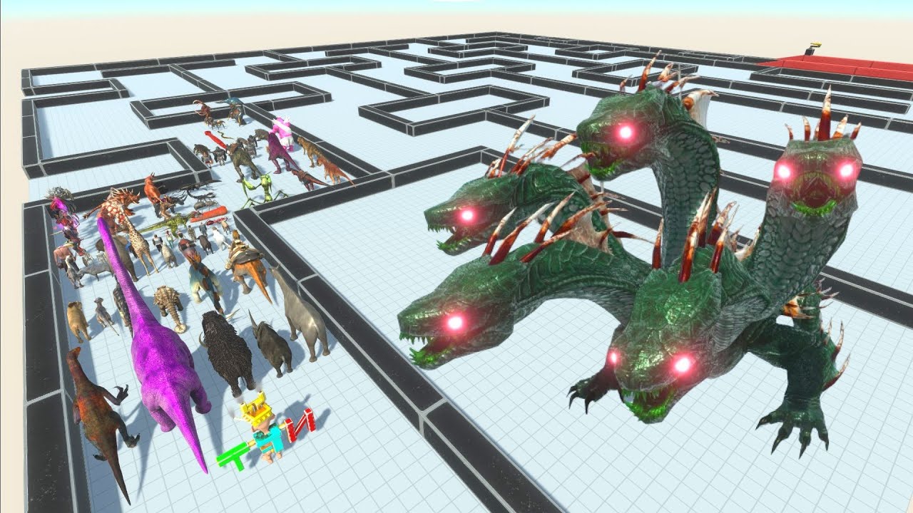 ESCAPE FROM ALIEN HYDRA #3 - Animal Revolt Battle Simulator
