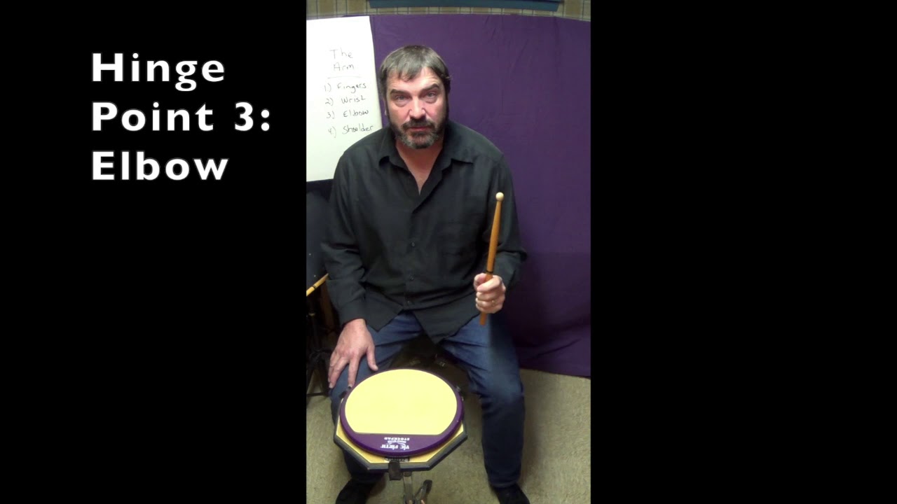 Drumming Hinge Points: Fingers, Wrist, Elbow, Shoulder