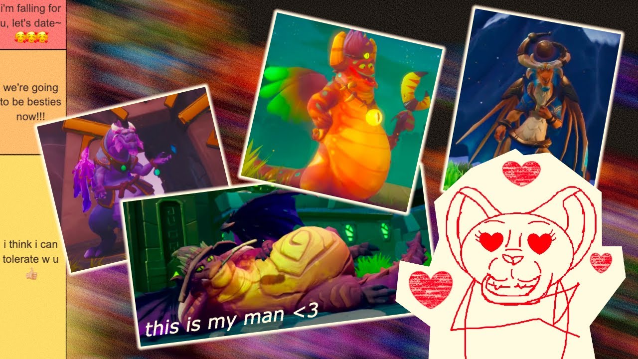 definitive ranking of spyro dragons who would treat me right (i stg i'm not a scaly-)
