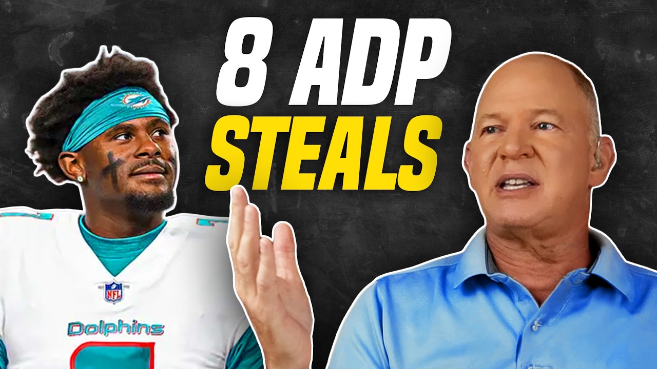 The 8 Best ADP Values Before Your Fantasy Football Draft with JJ Zachariason