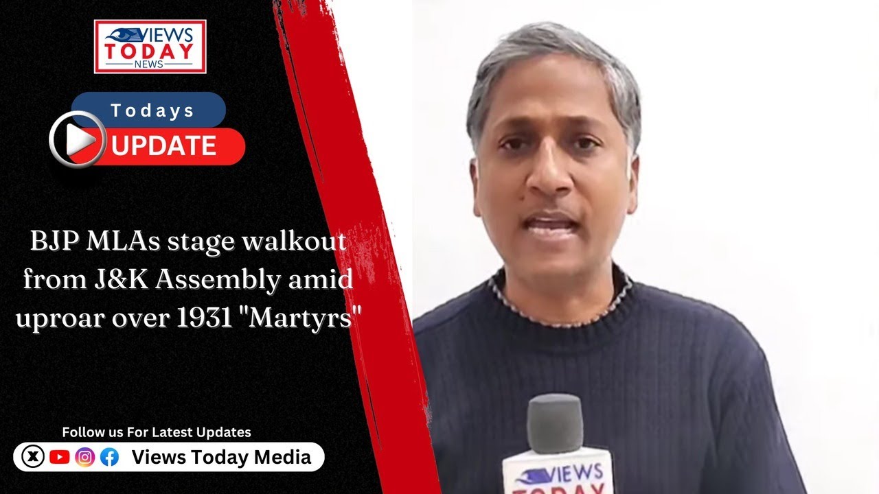 BJP MLAs stage walkout from J&K Assembly amid uproar over 1931 