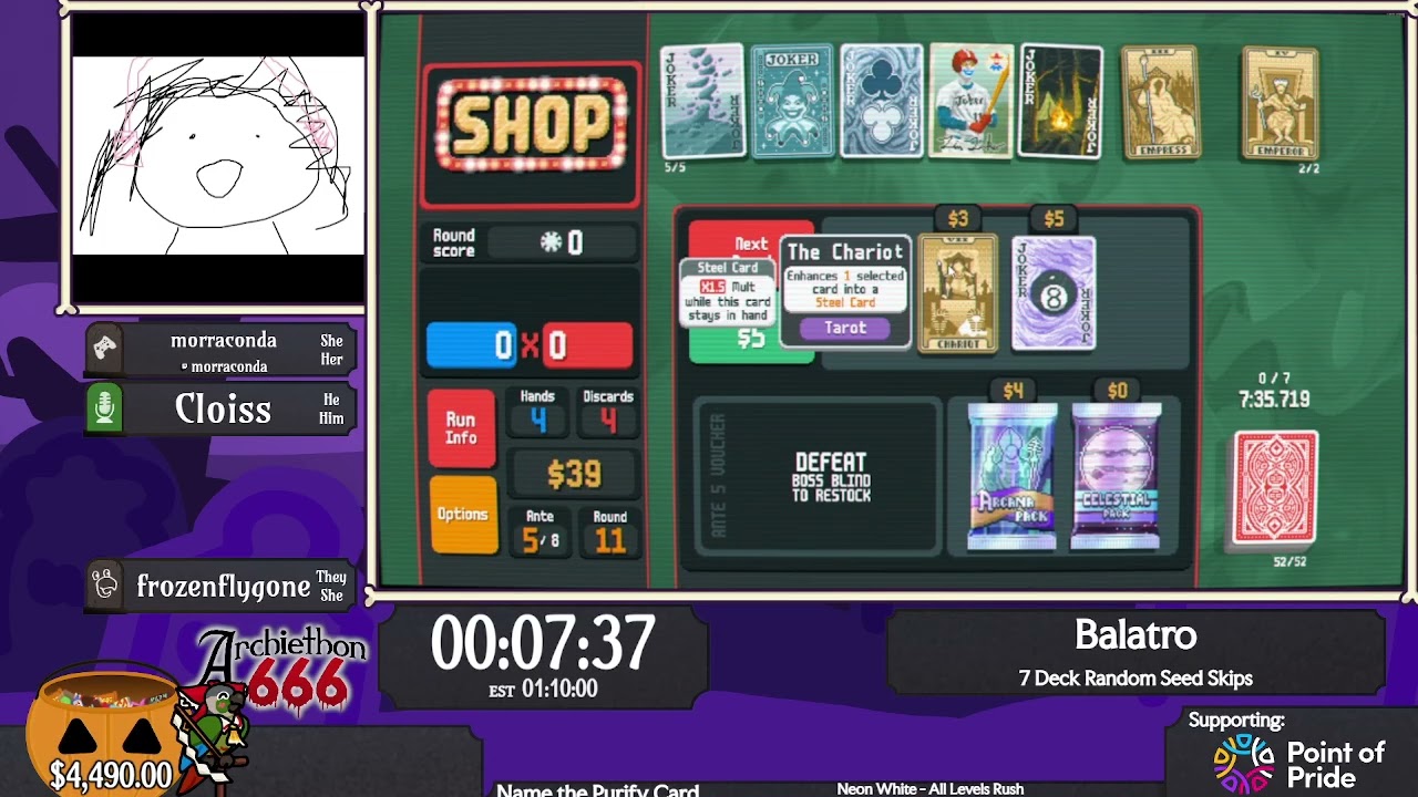 Archiethon 666 || Balatro — 7 Deck Random Seed Skips by morraconda