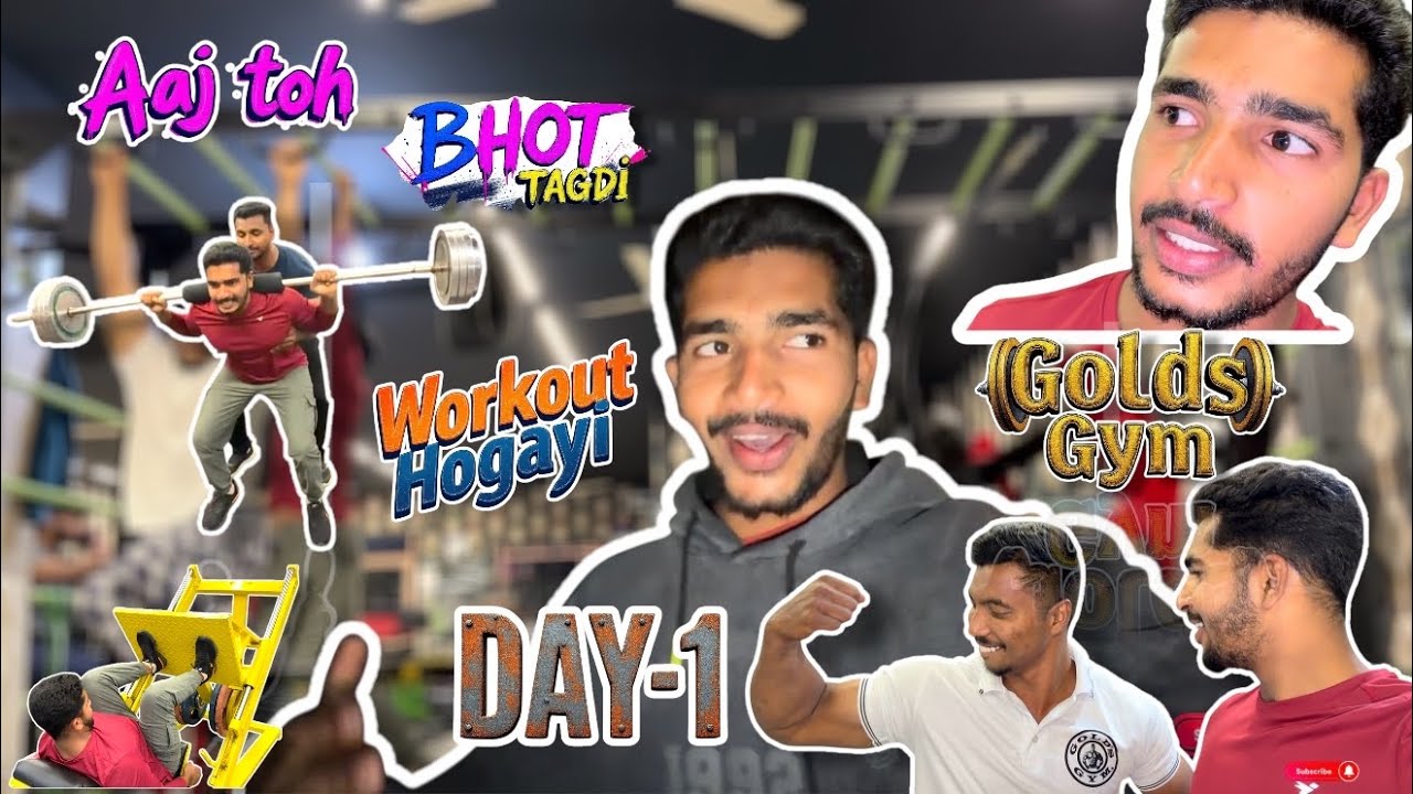 DAY 1 | Exploring Gyms in Kamareddy 💪🔥 | Legs Workout at Gold’s Gym & Giving Honest Review 