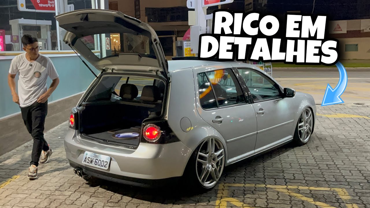 INVESTIU PESADO NO GOLF , SUSPENSÃO A AR E RODAS PORSCHE