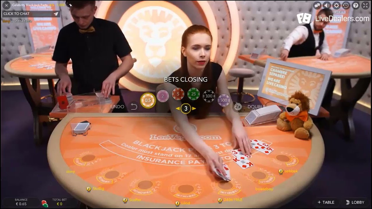 Leo Vegas Celebrity Blackjack Party 720p 30fps H264 192kbit AAC