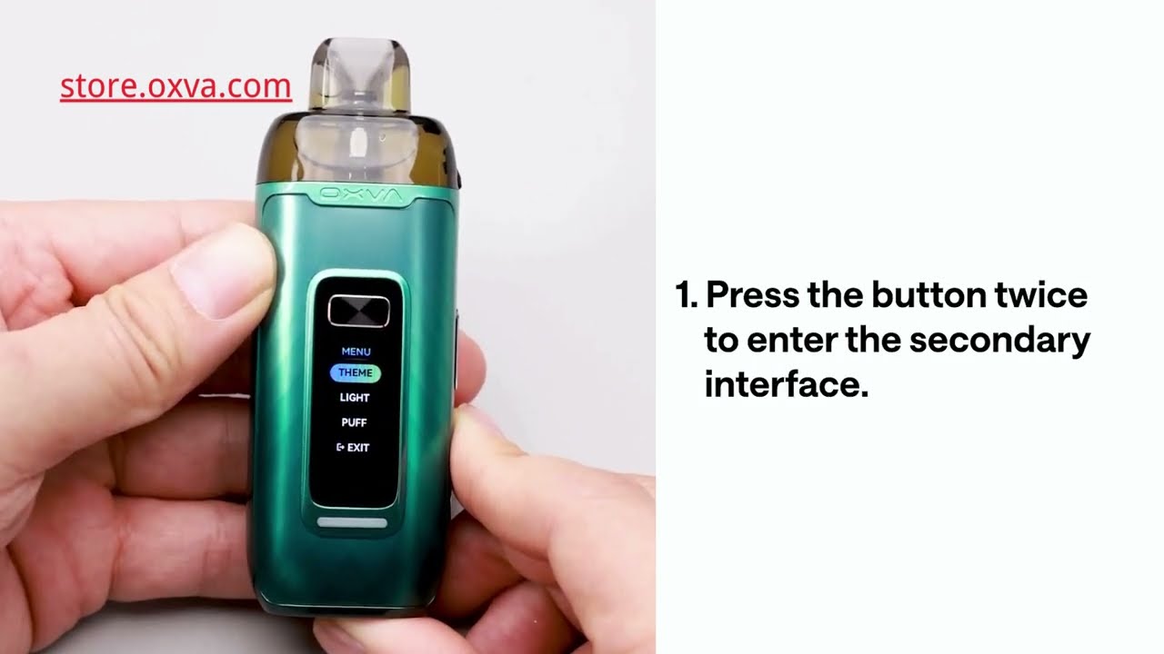 How to Change Themes & RGB Lighting on OXVA VPRIME KIT | Customization Guide & Animation Effects
