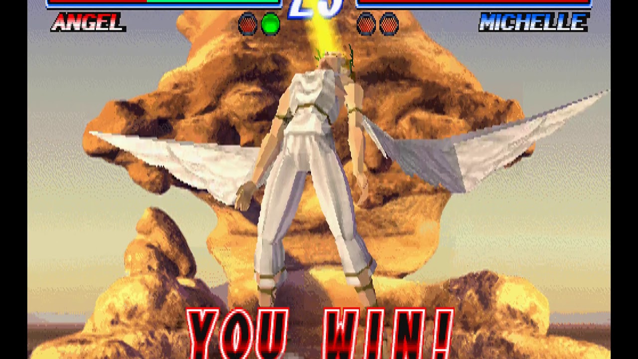 Tekken 2 ( PS1 ) - Angel - Arcade Mode - Original Music ( July 24, 2019 )