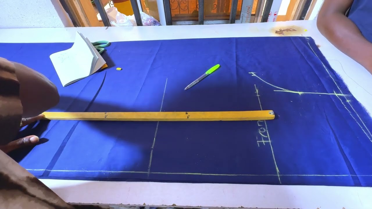 Beginners trouser cutting step by step