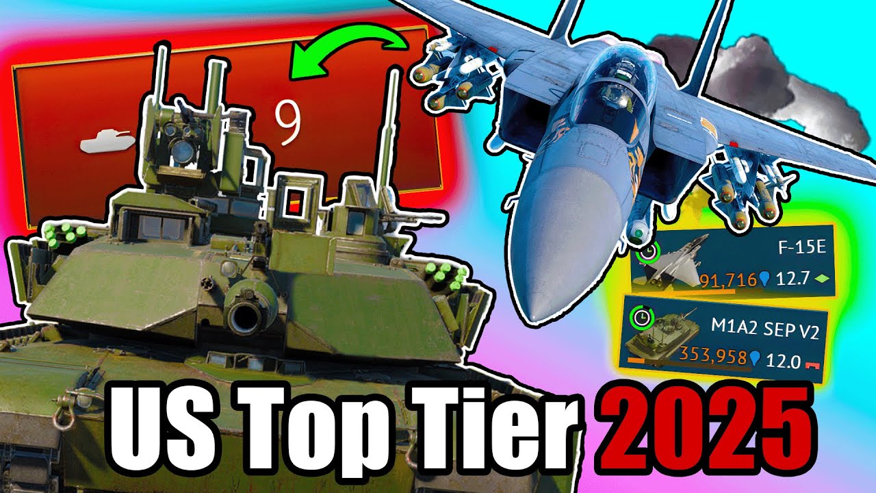 How Bad Is US Top Tier In 2025? | War Thunder