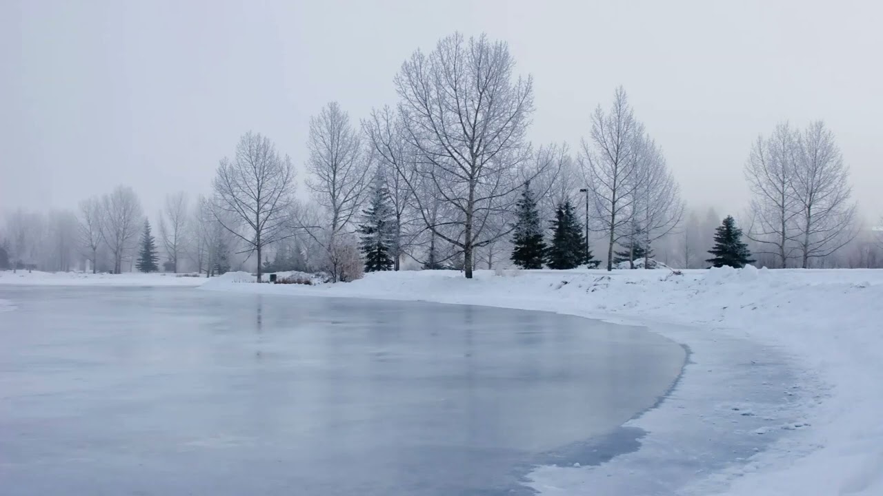 Sonido ambiente de un Lago congelado 🏞️ 🧊  // Naturaleza Efecto de sonido
