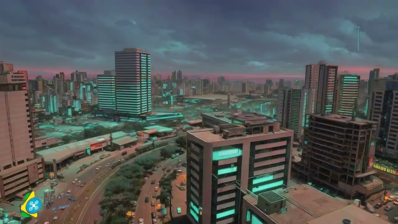 ANIMACAO AVENIDA ACM EM SALVADOR