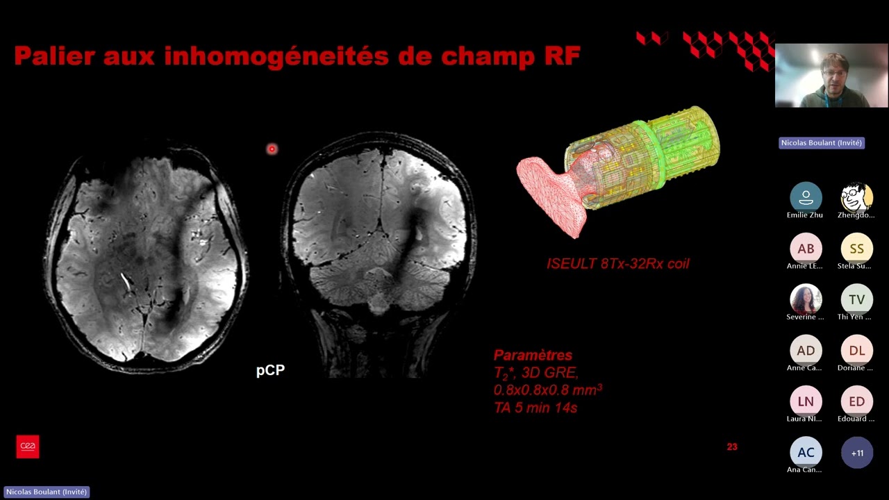 Nicolas Boulant, données de santé; Edouard Duchesnay, Neuroimagerie appliquée à la psychiatrie