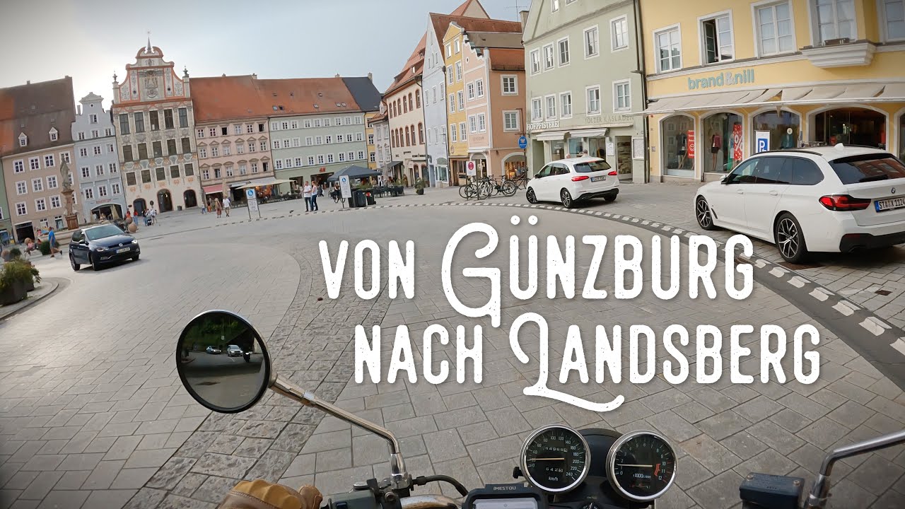 Von Günzburg nach Landsberg mit einer Kawasaki Zephyr 750 | 4K | POV